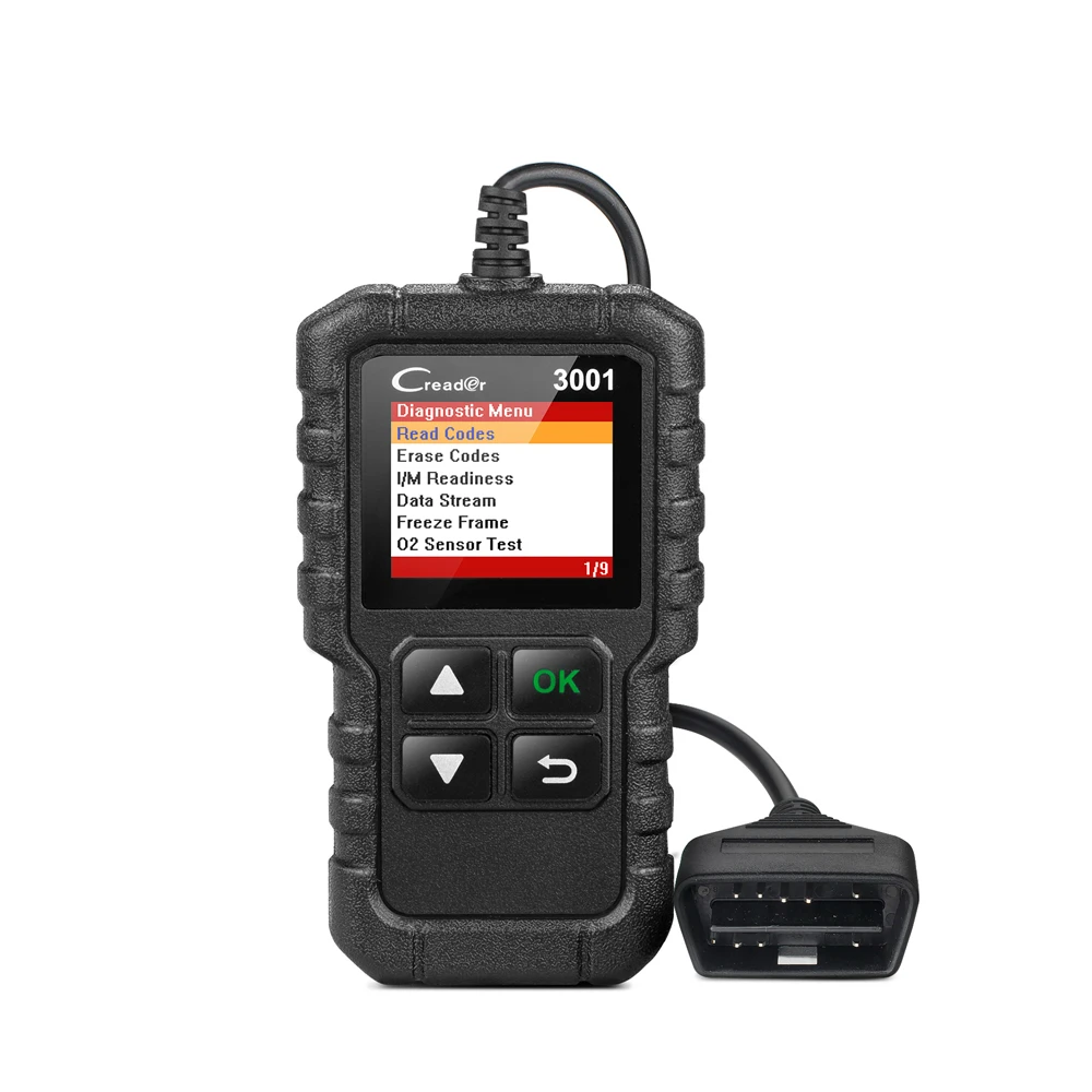 Считыватель кодов LAUNCH X431 Creader 3001 OBD2 с поддержкой полной функции OBD 2 EOBD CR3001