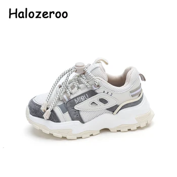 

Autumn Kids Sport Sneakers Baby Girls Mesh Slip On Shoes Children Gray Chunky Sneakers Girls Brand Sport Sneakers Trainers New