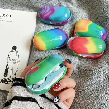 

For Samsung Galaxy Buds+ Colorful Plastic Case Matte Hard Earphone Headset Protective Cover for Galaxy Buds Plus Case New