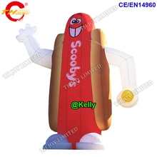 Воздуха гигантский надувной воздушный шар хот-дог для продажи, прекрасная надувная модель сосиски надувные воздушные шары для еды