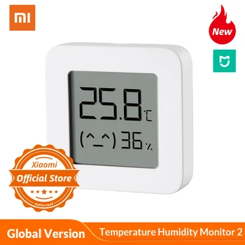 

Xiaomi Mijia Temperature and Humidity Monitor 2 Smart linkage Baby mode Long battery life High-precision sensor 1.5’’ LCD Screen