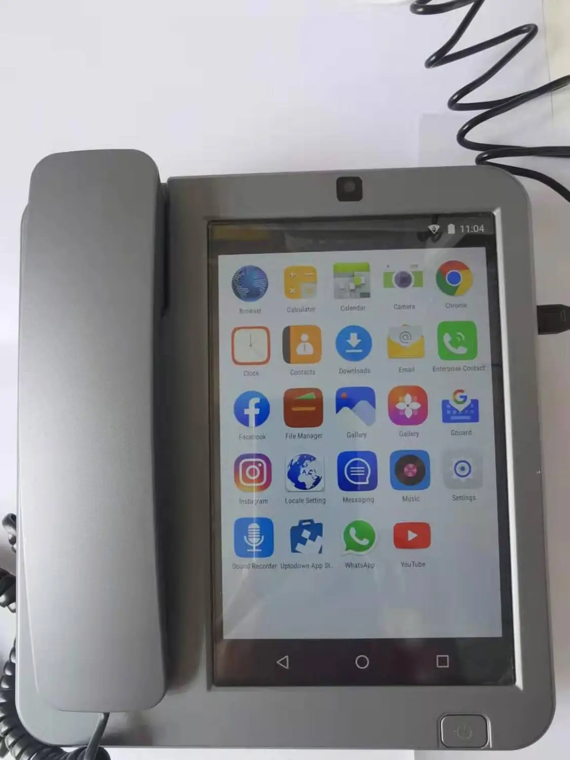 

Android Smart Fixed telefone 3G 4G SIM Card Touch Screen Video Call phone With Wifi Recording For Home Business Landline Phones