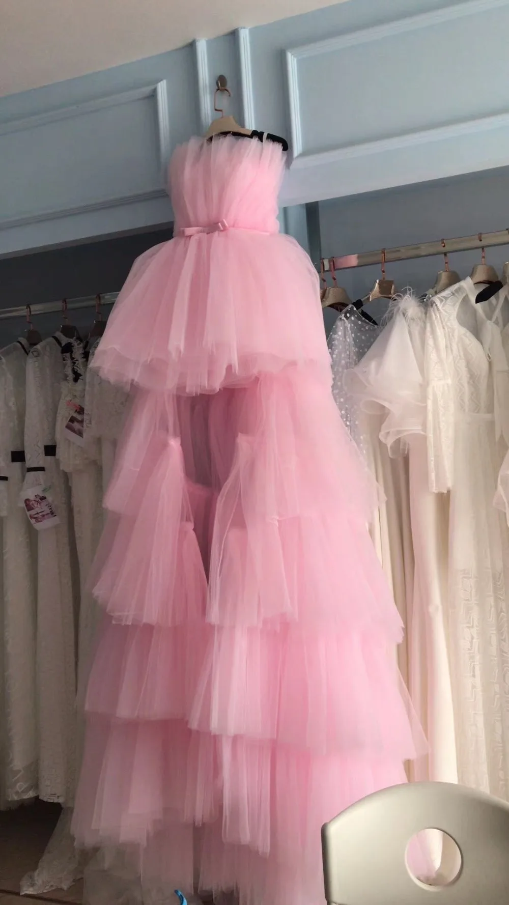Великолепная вечернее платье Съемный Хвост Вечерние платья Robe De Soiree вечернее платье без бретелек Кружева Праздничное платье