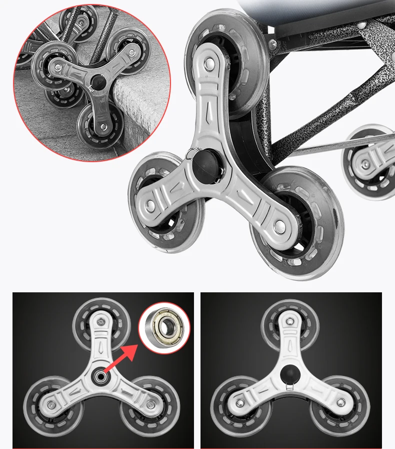 Trolley shopping cart Wheels Woman Shopping Cart shopping basket Household shopping bag Trolley Tra