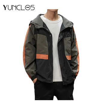 

Casual Coats Man Bomber Zip Up Jacket Mens Hooded Jackets Autumn Slim Fit Fashion Male Outwear Mens Hip-hop Brand Clothing