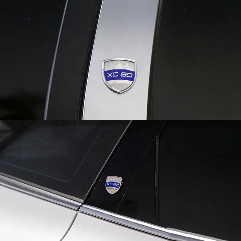 Металлическая Эмблема XC90 XC60 для Volvo XC70 XC40 S90 V90 S80L S70 S60 автомобильная боковая