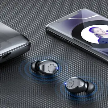 

Wireless Bluetooth 5.0 Earphone LED Power Display Earbuds Control Case UV Charging Sterilization Earbuds Headset Typc-C But O4N7