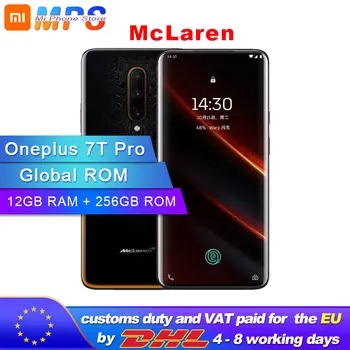 Перейти на Алиэкспресс и купить Оригинальный новый смартфон Oneplus 7T Pro mlaren с глобальной прошивкой, 12 Гб ОЗУ, 256 Гб ПЗУ, Snapdragon 855 Plus, 6,67 '', 90 Гц экран, Android 10