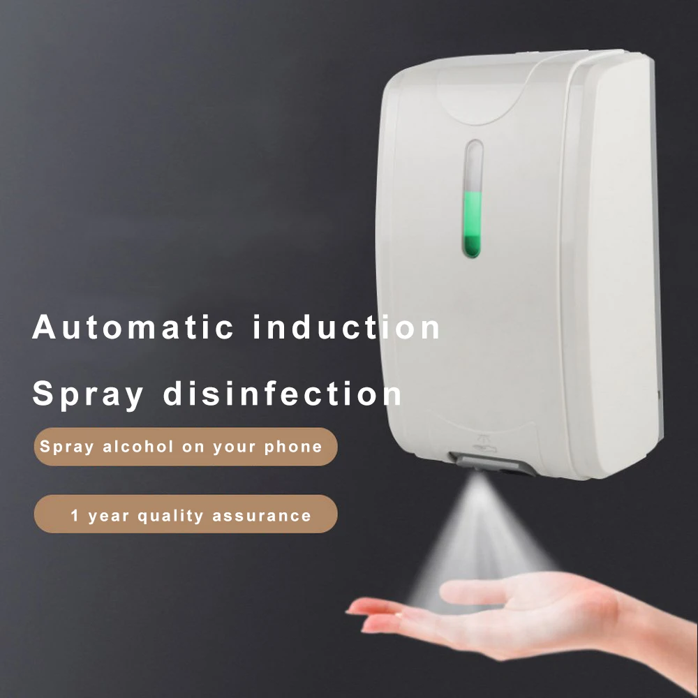 

Automatic Sensor Soap Dispenser Wall-mounted Alcohol Household Spray Sterilizer Wall-mounted Large-capacity Hand Sanitizer