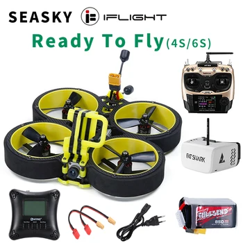 

SEASKY iFlight BumbleBee 3inch FPV Racing drone RTF Radiolink AT9S XING 1507 motor SucceX-E F4 40A ESC FatShark Recon v3 Goggles