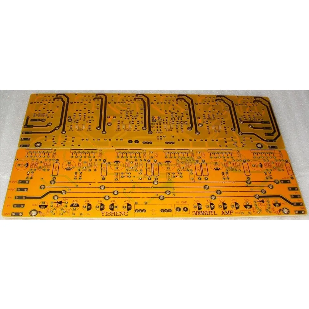 1PCS LM3886 BTL Amplifier Bare PCB Base on JEFF Rowland Amp 360W+360W | Электроника