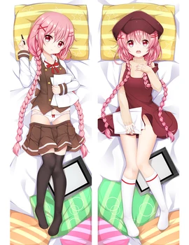 

Comic Girls pillow Case Covers 3D Sexy Girls Moeta Kaoruko Koyume Koizuka pillow case Otaku Peach skin 2 Way Body pillowcase