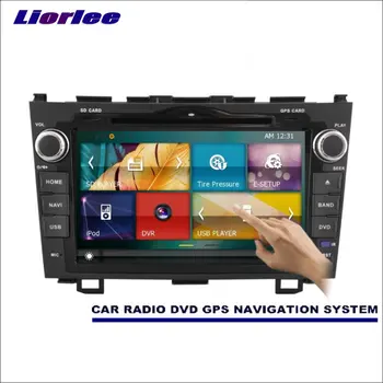

Liorlee Car Radio DVD Multimedia Player Amplifier HD TV Screen GPS Navigation Audio Video System For Honda CR-V 2007-2011