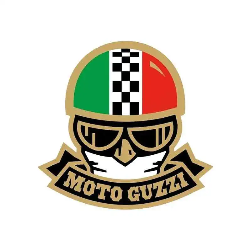 

13cm x 12.5cm Funny Car Stickers and Decals for MOTO GUZZI Waterproof JDM Laptop Vinyl Fine Decal Decoration