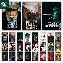 Peaky Blinders металлический плакат оловянные знаки винтажные металлические знаки металлическая пластина для паба бар человек пещера Настенный декор