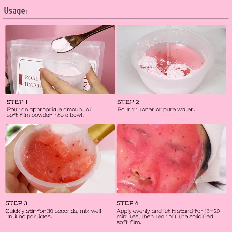 Jelly Mask, Facial Mask Soft, Hydro Powder Face Mask, Skin Care