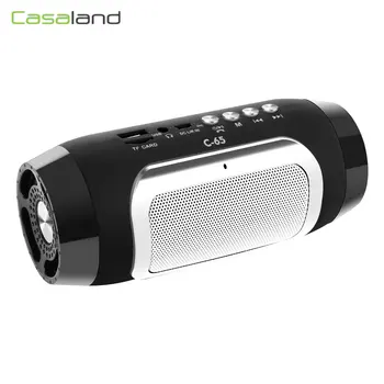 

Casaland Portable C65 Column Bluetooth Speaker Wireless Stereo Hifi Soundbox Support Aux TF U-disk FM Handsfree Call