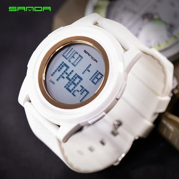 

SANDA Fashion Sports Men's Watches 3ATM Waterproof S Shock Countdown Digital Watches Male Clock Chronograph Relogio Masculino