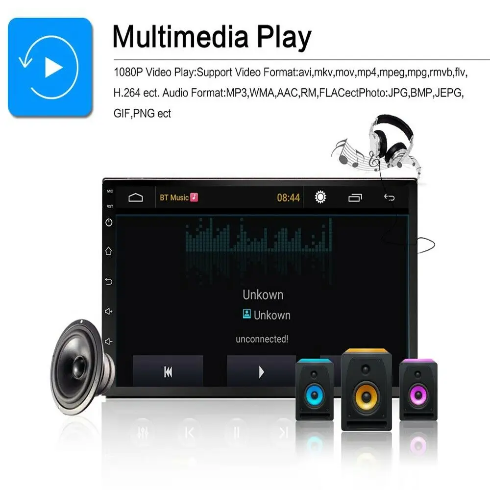 2G+32G Android 9.1 4G LTE Car Radio Multimedia Player For Honda Accord 7 2003-2007 Navigation GPS Auto Bluetooth wifi