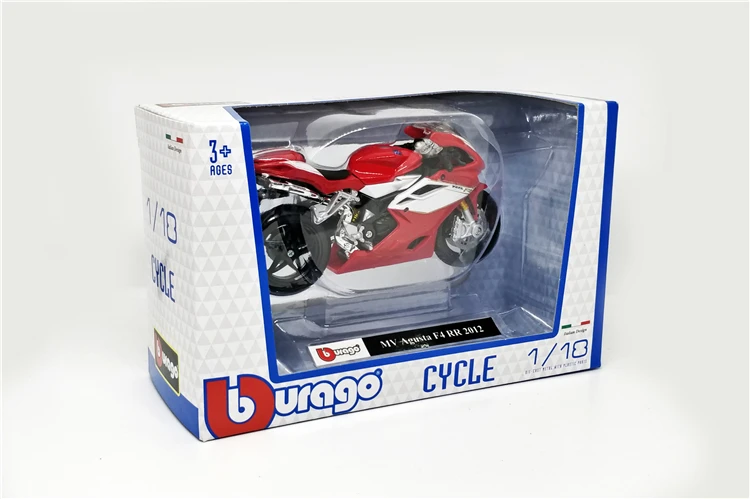 Bburago 1/18 1:18 Масштаб Triumph MV Agusta KTM Ducati литой мотоцикл дисплей Модель Детская игрушка для мальчиков