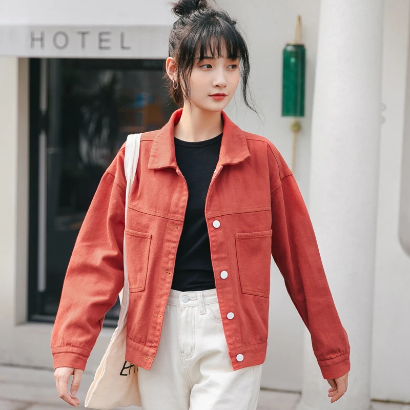 Jean Jacket Coat Casual Outerwear 