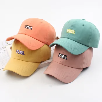 

1PCS Men's Baseball Cap Chapeu Outdoor Cap Snapback Sun Hat NEW Streetwear Caps Candy-color Hat Unisex Gorras Embroidery Letter