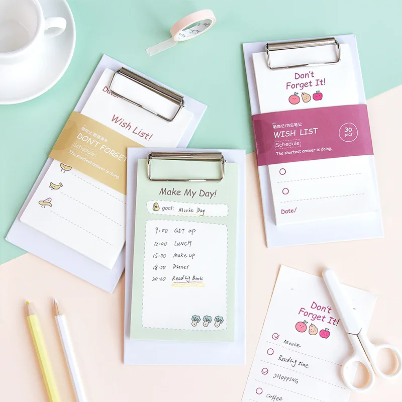 

40 sheets Kawaii Cherry Blossoms Starry Sky Sticky Memo Pad Note Clip Message Paper Noepad Paperlaria Schoo Office Stationery
