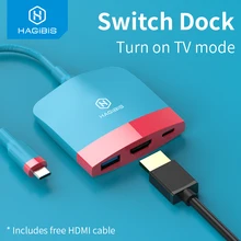Портативная док-станция для Nintendo Switch TV adapter, аксессуары для док-станции, зарядная док-станция для NS Switch Host Портативная док-станция для Nintendo Switch TV adapter, аксессуары для док-станции, зарядная док-станция для NS Switch Host