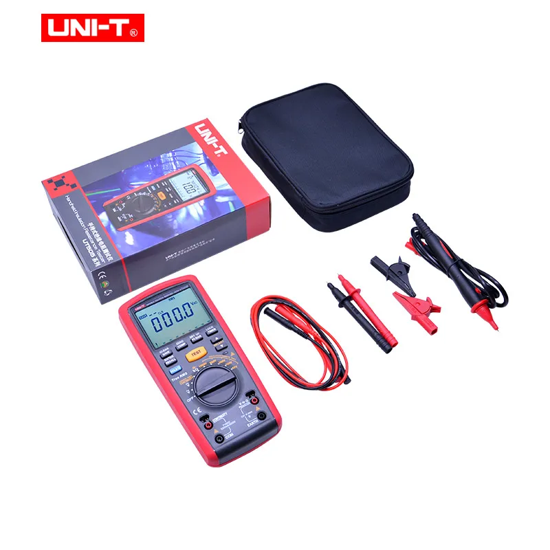 UNI-T UT505B 200Gohm ручной тестер сопротивления изоляции True RMS сопротивление Изоляции Мультиметр 1000 В Мегаомметр