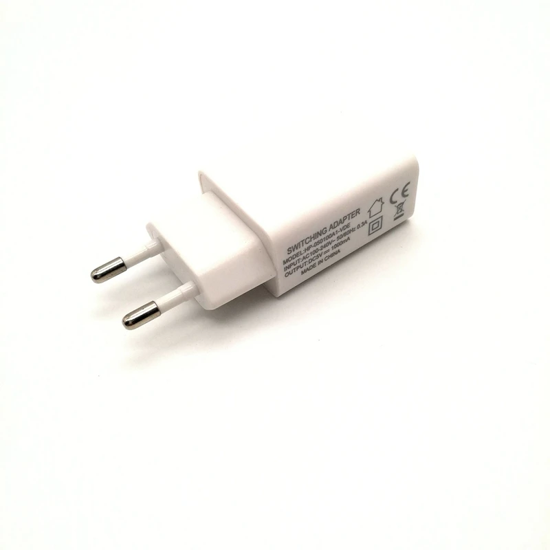 100 шт 5В 1A USB Порты и разъёмы Зарядное устройство Питание адаптер Универсальный мобильный телефон Mp4 планшет стены дома Зарядное устройство с сертификатом CE