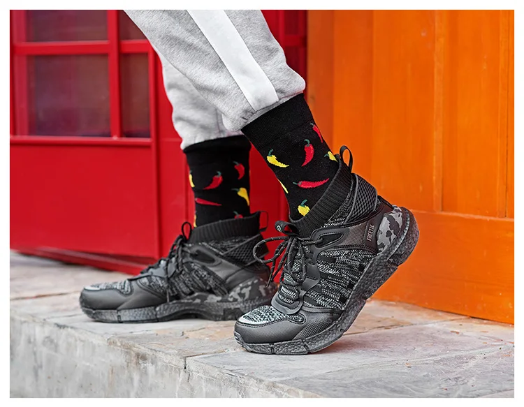 Xiaomi Mijia Freetie Элитная трендовая спортивная обувь попкорн облако рыбья кость поддержка летающие тканые кожаные мужские хип-хоп уличные съемки