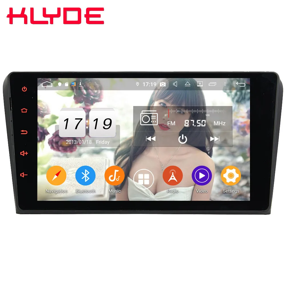 

Klyde 9" IPS 4G WIFI Android 9.0 Octa Core 4GB RAM 64GB ROM DSP BT Car DVD Multimedia Player Radio Stereo For Mazda 3 2004-2009