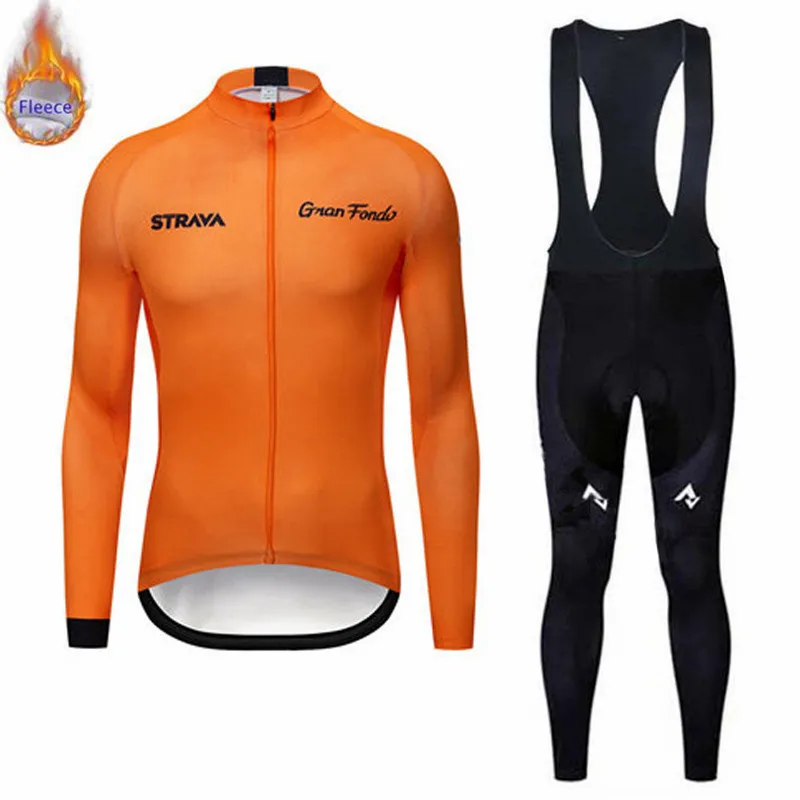 1 Strava, длинный рукав, Майо, Ropa Ciclismo Invierno, термо флис, велосипедная команда, Велоспорт, Джерси, набор, зима, MTB, одежда для велосипеда - Цвет: 1