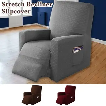

Recliner Chair Lazy Sofa Cover Spandex Modern Polyester Sofa Couch Slipcover Stretch Chair Protector Cover Living Room 1Seater