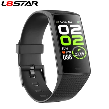 

L8star Smart Wristband Men Blood Pressure Heart Rate Monitor Pedometer Sport Fitness Tracker Waterproof Smart Watch For Women