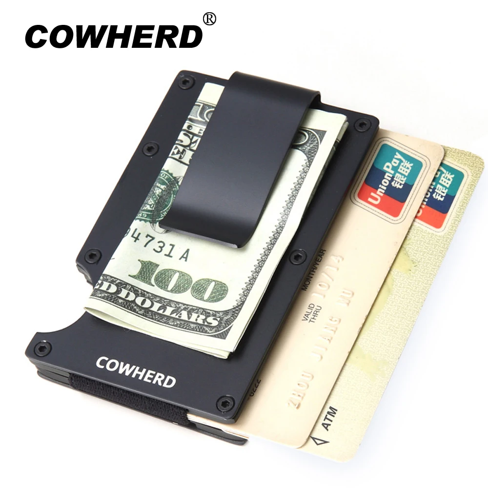 COWHEAD RFID чехол для кредитных карт мужской минималистичный кошелек женский модный