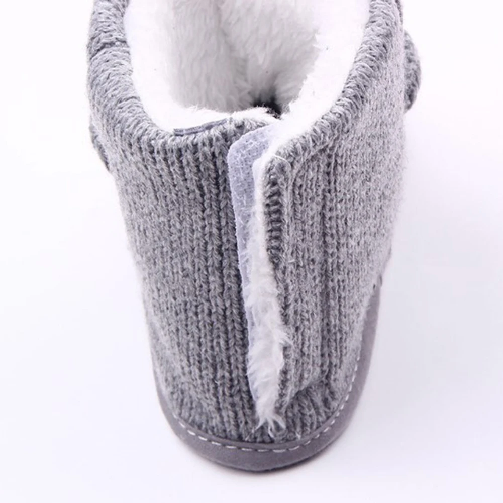 Baby Winter Boots Infant Toddler Cotton Knitted Newborn Cute Cartoon Shoes Girls Boys First Walkers Warm Snowfield Booties Boot