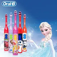 Oral B Kids elektryczna szczoteczka do zębów miękkie włosie wodoodporna zasilana 1 baterią AA Gum Care higiena jamy ustnej zęby Bush dla dzieci 1