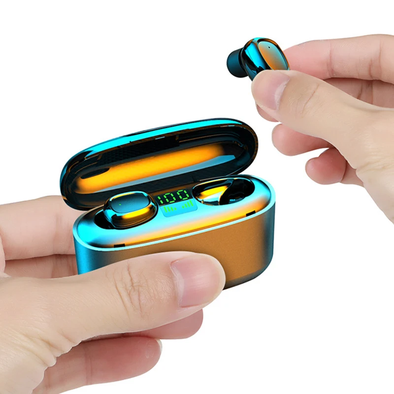 

8D HIFI BluetoothEarphones Sports Waterproof wireless earbuds 3500mAh Charging Box