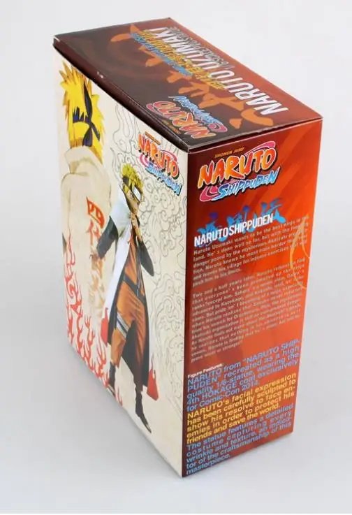 Kopen 25cm ninja anime karakters in een doos van collectible karakter model poppen als verjaardagscadeautjes