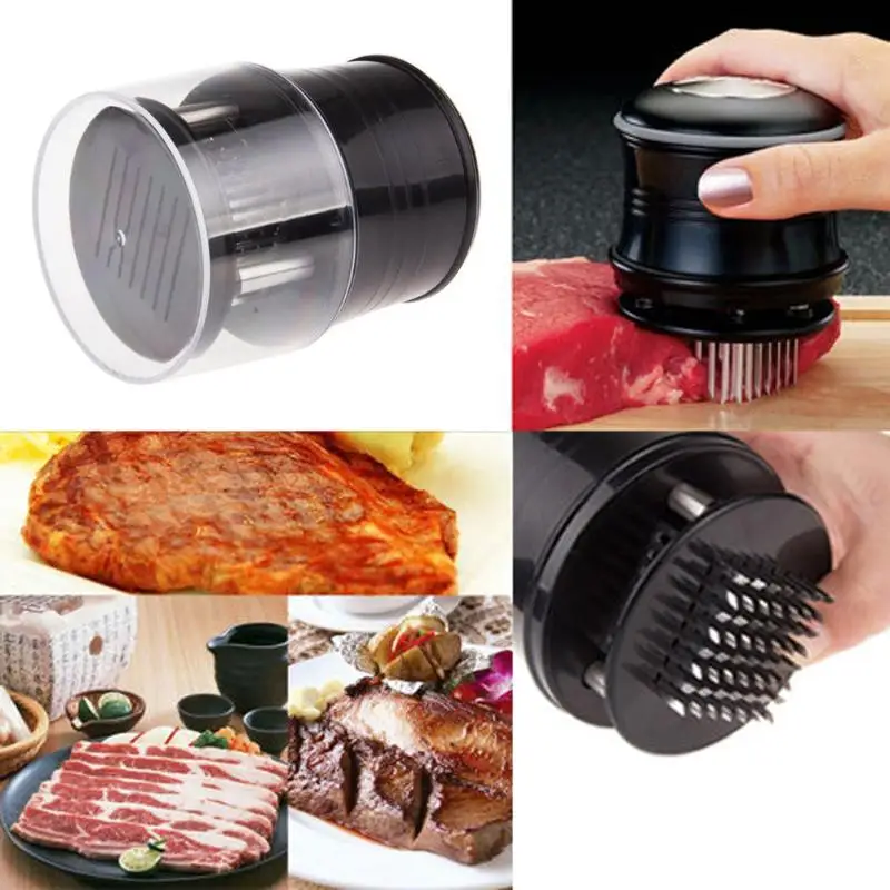 

56 Blades Needle Meat Tenderizer Stainless Steel Knife Meat Beaf Steak Chicken Mincer Pork Chop Puncher Kitchen Cooking Tools