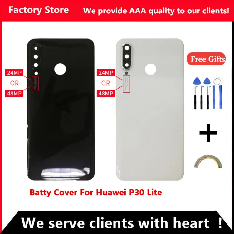 Задняя крышка аккумулятора Q & Y QYJOY для Huawei P30 Lite дверной чехол HUAWEI сменный корпус +