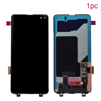 

Screen Digitizer Kit Capacitive With Frame Portable Parts Replacement Mobile Phone LCD Display Assembly For Samsung S10 Plus