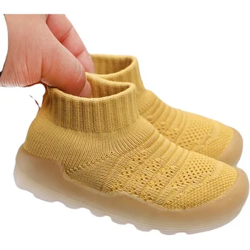 

SKHEK Baby Crib Shoes Newborn Baby Girls Shoes Cotton non-slip Floor Socks Baby Boy Rubber Sole Cartoon Indoor Socks Shoes