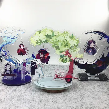 

Hot Sale Grandmaster Of Demonic Cultivation Keychain Lan Wangji Wei Wuxian Acrylic Key Chain Mo Dao Zu Shi Cute Fun KeyRing