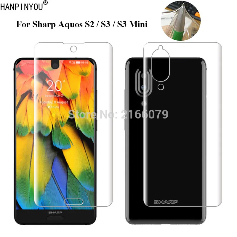 Для Sharp Aquos S2 S3 Mini S3Mini прозрачный ТПУ/матовый анти отпечатки пальцев гидрогель