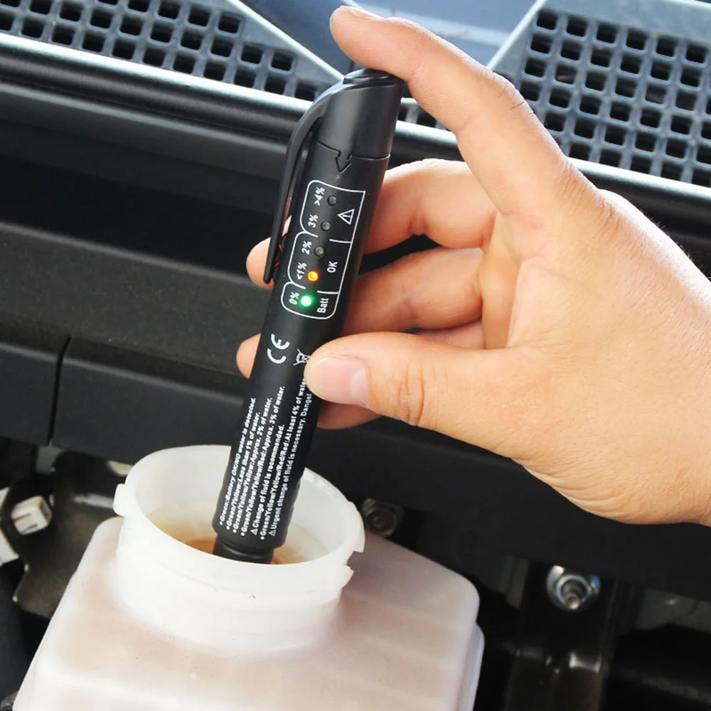 

Universal Car Brake Fluid Tester Check Pen Auto Vehicle Diagnostic Tool Led Brake Automotive Accurate Liquid Oil Digital Tester