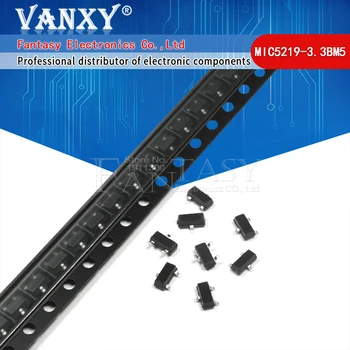 

10PCS MIC5219-3.3BM5 SOT23 MIC5219-3.3 SOT MIC5219 3.3V LG33 SMD