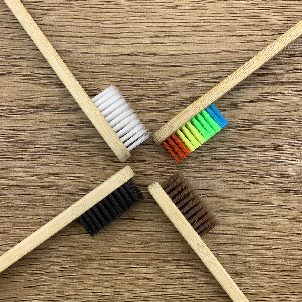 Toothbrush Set 10 Pcs soft toothbrush toothbrush set tooth stain cleaning brush bamboo charcoal toothbrush denture brush