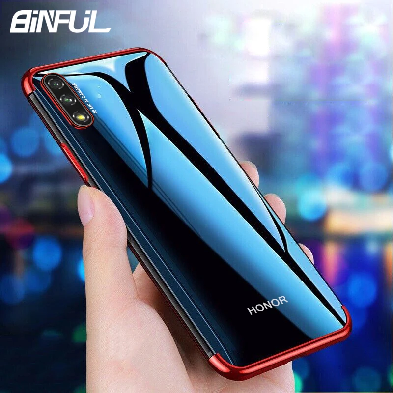 Прозрачный мягкий силиконовый чехол-накладка для Huawei Honor 9X Pro 8X MAX Play3 | Мобильные